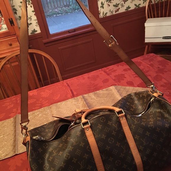 Louis Vuitton keepall duffle bag 55 Brown monogram - Picture 3 of 7